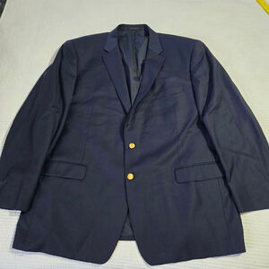 Men's LAUREN Ralph Lauren Navy Gold Button Blazer